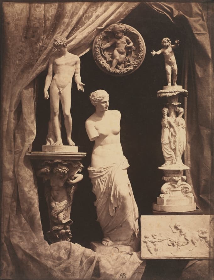 Still Life with Statuary and Drapery