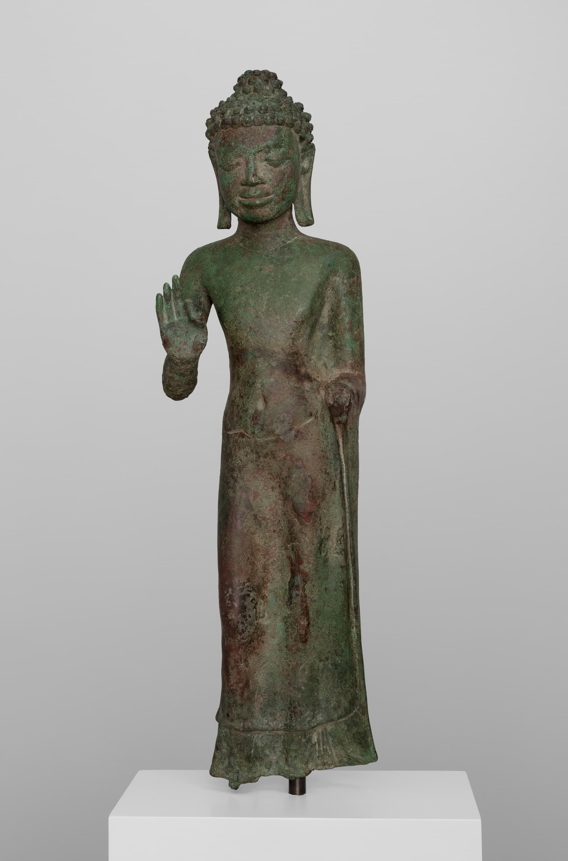 Standing Buddha with Hand in Gesture of Teaching (<em>Vitarkamudra</em>)