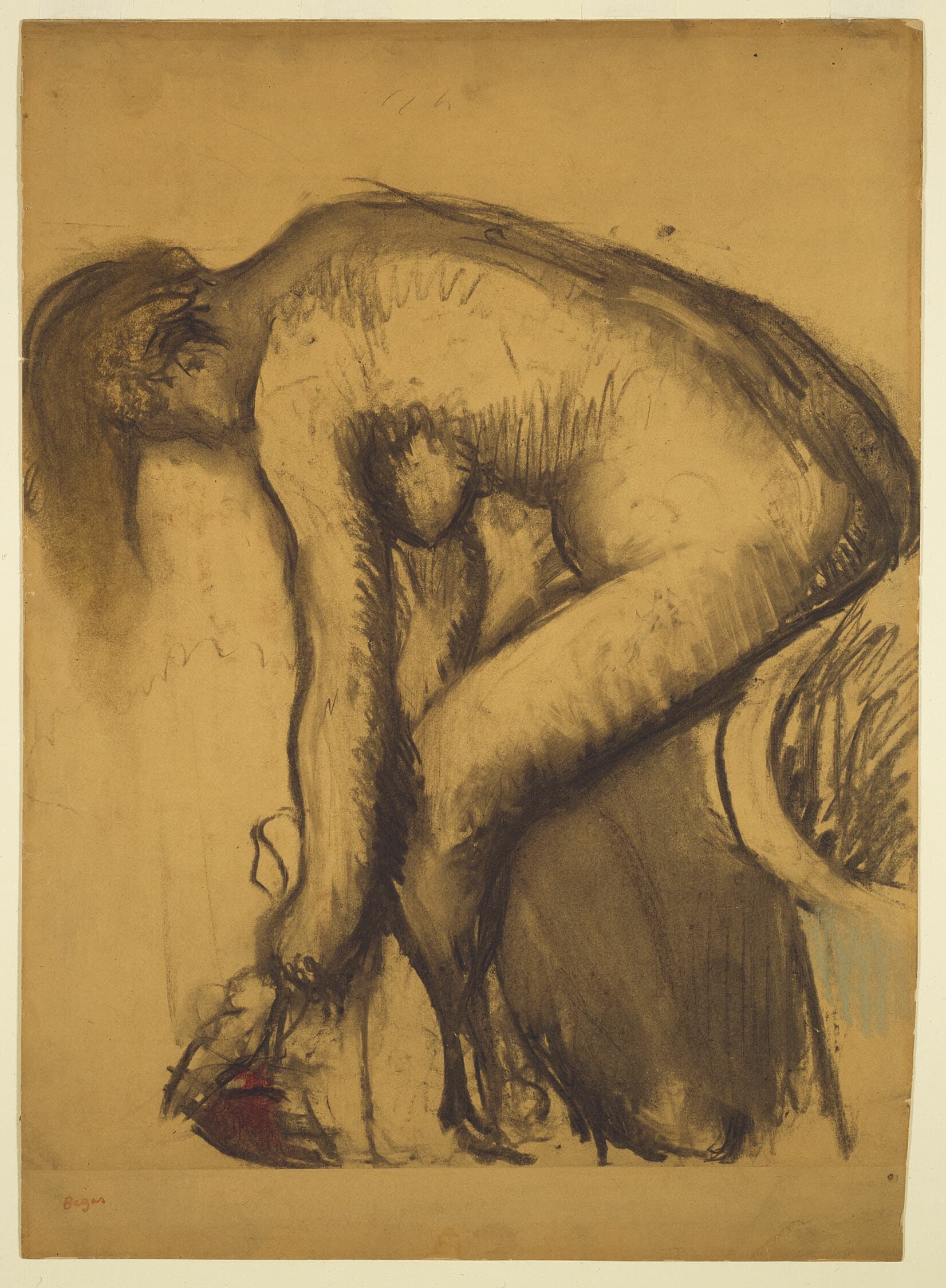 After the Bath (Woman Drying Her Feet)